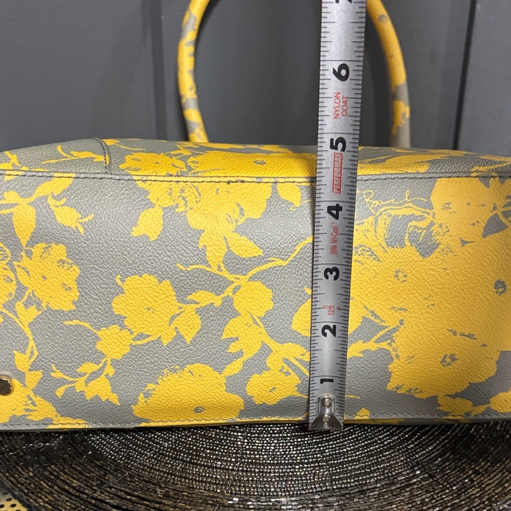 Tory Burch Yellow Dome Floral Satchel - Picture 9 of 16